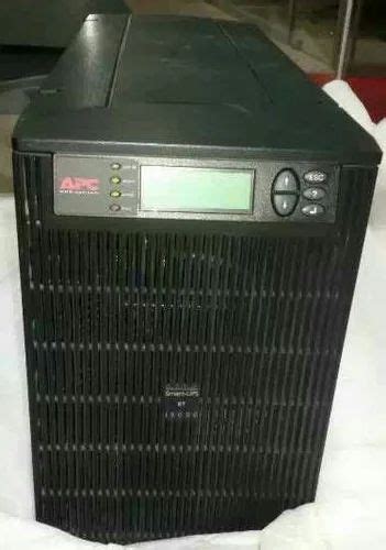 Black Apc Three Phase 20 Kva Ups Gently Rental Service For Commercial Model Number Surt At