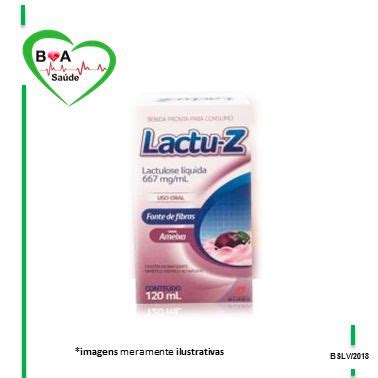 LACTU Z LACTULOSE 667 Mg Ml SABORES 120ML BOA SAUDE BOA SAUDE