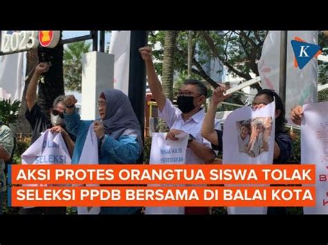 Orangtua Siswa Protes Ke Pemprov DKI Kuota PPDB Bersama Terlalu