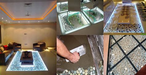 Amazing Diy Adding Glass Flooring With Pebble In Your Home Engineering Discoveries