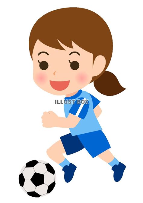 【35】 女子 サッカー イラスト Illustkunjp