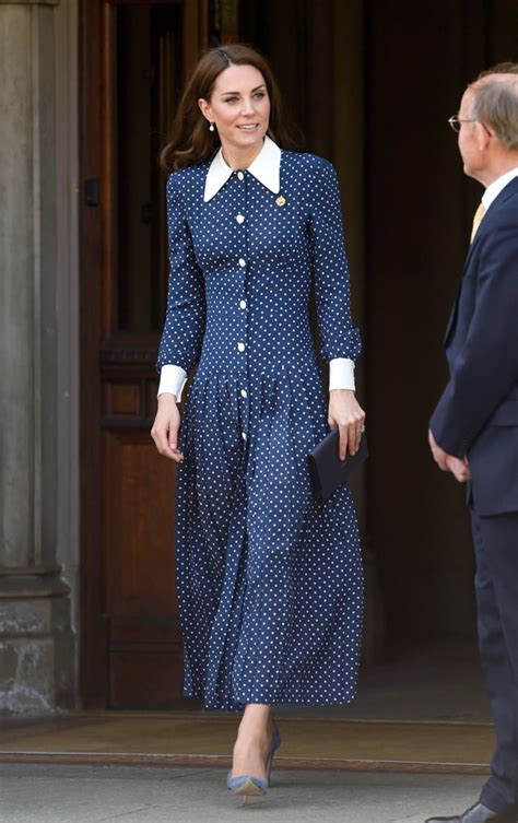 Kate Middleton And Princess Diana Polka Dot Dress Popsugar Fashion