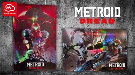 Metroid Dread Holographic Foil Poster Set Added To My Nintendo