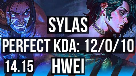 SYLAS Vs HWEI MID 12 0 10 6 Solo Kills Legendary VN Diamond