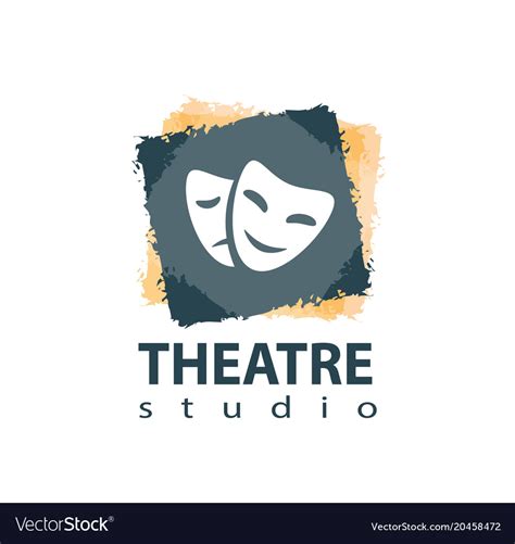 Set Of Theater Studio Logo Design Royalty Free Vector Image