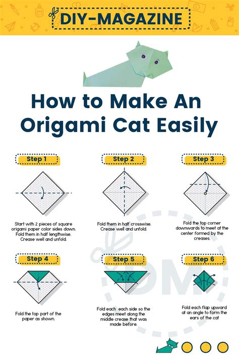 Origami Cat Easy Step By Step At Inez Schaefer Blog