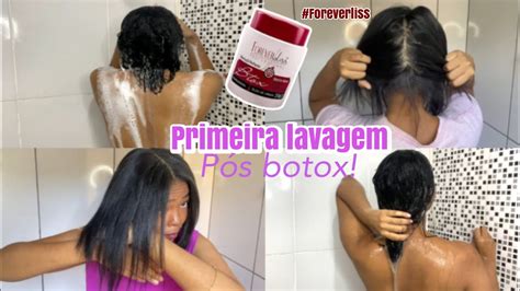 Primeira Lavagem Pós Botox Forever Liss óleo De Argan 🤍 Youtube