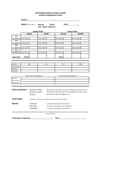 Fillable Online SFNL Timekeeper Card Fax Email Print PdfFiller