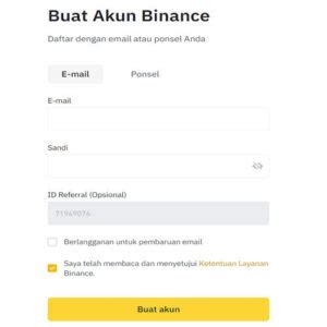 Terlengkap Cara Daftar Dan Verifikasi Akun Binance Dengan Mudah