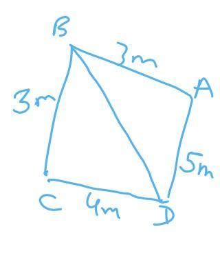 A Park In The Shape Of A Quadrilateral Abcd In Which Two Triangle Abd