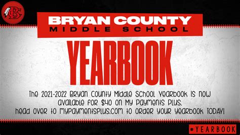 Middle School Yearbooks Now Available | Bryan County Middle High School