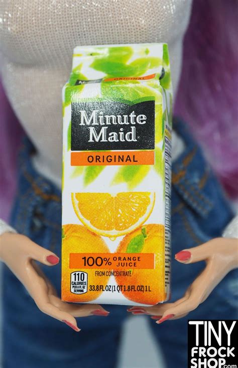 Zuru Mini Brands Minute Maid Original Orange Juice Carton Juice Carton Minute Maid Maid