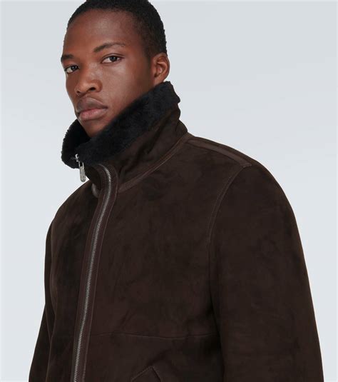 Brunello Cucinelli Shearling Trimmed Suede Jacket Brunello Cucinelli