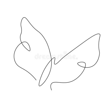 Mariposa Aislada En El Ejemplo Blanco Del Vector Del Fondo Ilustraci N