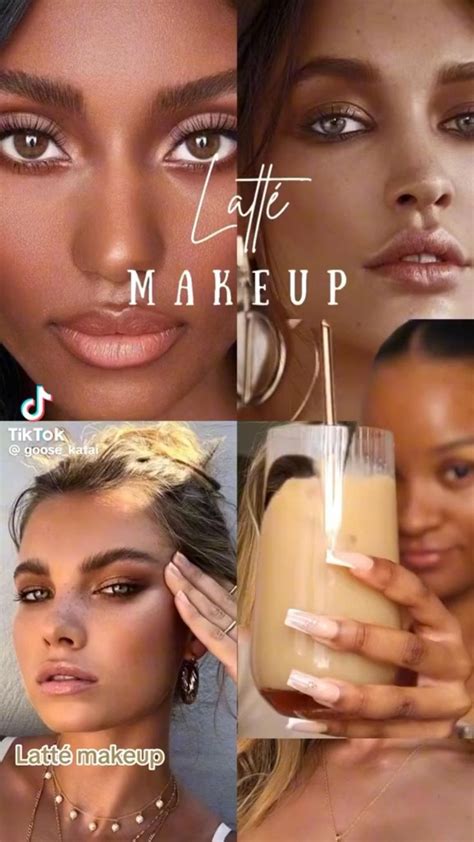 Latte Makeup Tutorial [for 👧🏾 👩🏾]☕️ 🤎🌰 Makeup Routine Makeup Tutorial Natural Makeup