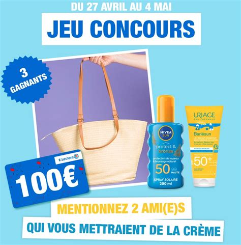 Bon plan du jour 1 bon d achat Leclerc 100 à gagner Club des jeux