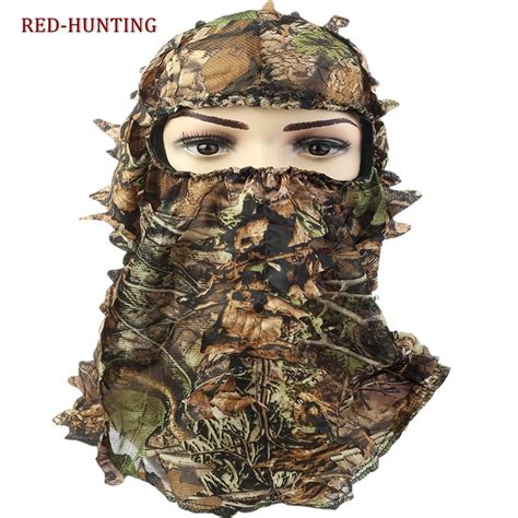 Camouflage Full Face Mask Gear Hunting Face Hood Millitary Tactical ...