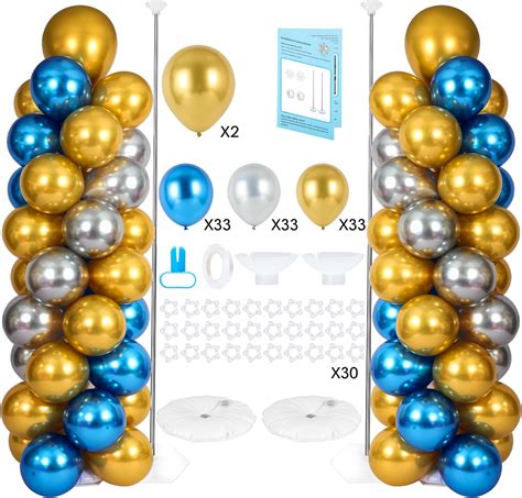 Balloon Column Stand With 101 Balloons Balloon Column Kit