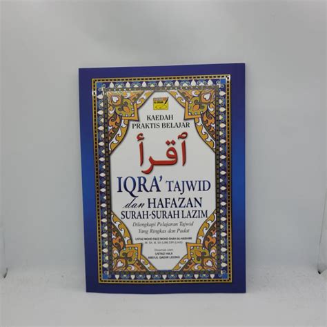 BUKU IQRA TAJWID DAN HAFAZAN SURAH PILIHAN Shopee Malaysia