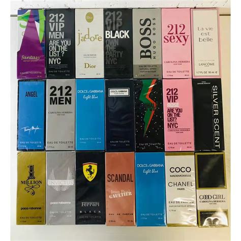 Perfumes Importado Masculino E Femenino 50ML Envio 24hrs Escorrega O