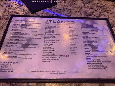 Online Menu Of Atlantis Restaurant And Lounge Restaurant Atlanta