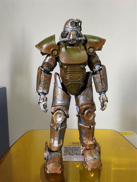 3d Printable Fallout Power Armor T51 Action Figure • Made With Photon