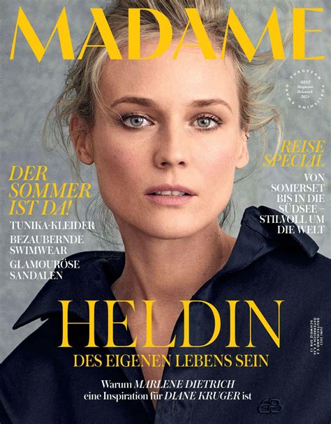 DIANE KRUGER in Madame Magazin, June 2023 – HawtCelebs