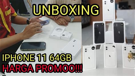 Unboxing Iphone Gb Harga Promoo Youtube