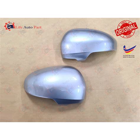 Original Siliver Color Side Mirror Cover Perodua Myvi Lagi Best Icon