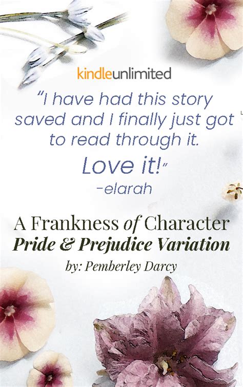 Reviews Of A Frankness Of Character By Pemberley Darcy Pemberley