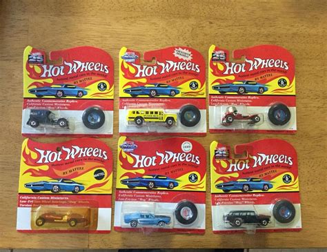 ‘92 And ‘93 Hot Wheels Authentic Commemorative Replicas And Ca Custom