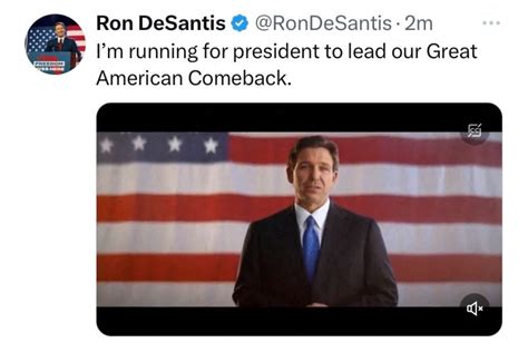 Ron Desantis Annonce Sa Candidature à Lélection Présidentielle