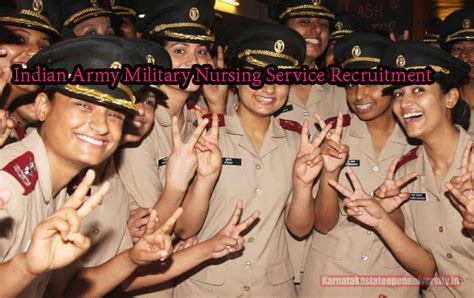 Indian Army Military Nursing Service Recruitment Release Soon