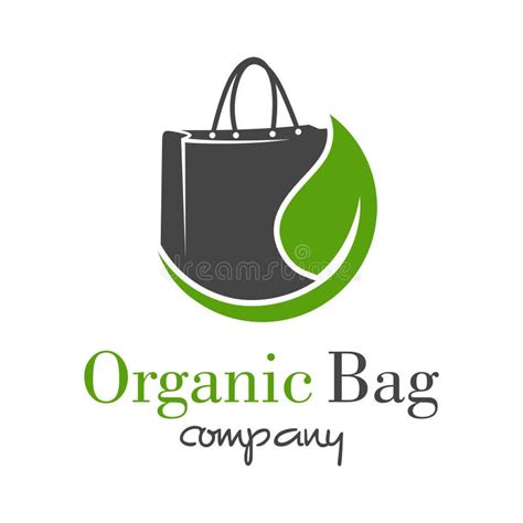 Natural Shopping Bag Logo Design Stock Vector Illustration Of Logo