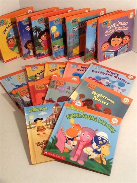 18 Scholastic Nick Jr Book Club Hardback Books Lot Dora Blues Clues