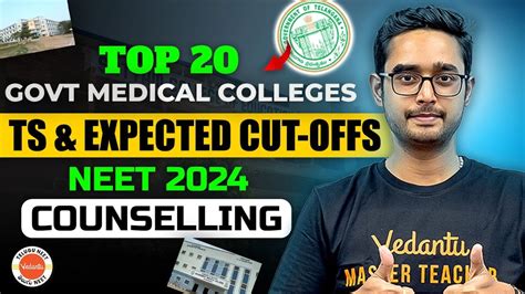 Top 20 Govt Medical Colleges In Telangana Neet Counselling Expected