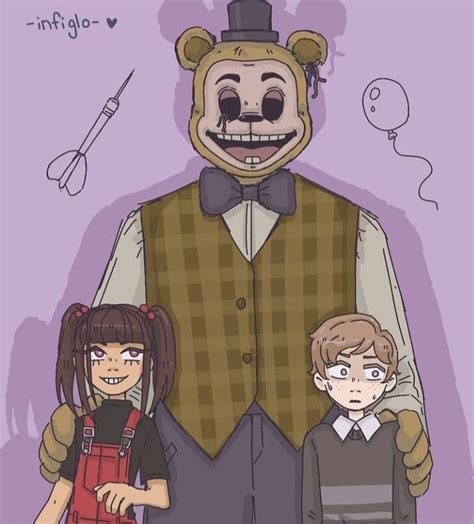 Evan Cassidy And Golden Freddy Fnaf Fnaf Funny Anime Fnaf