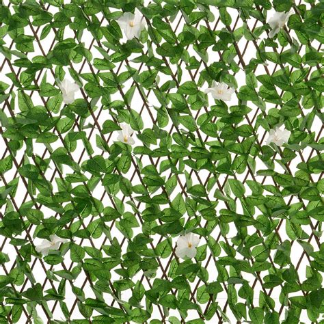 Wilko Expanding Artificial Leaf Trellis 2m X 1m Wilko