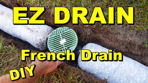 Backyard Sump Ez Flow French Drain Youtube