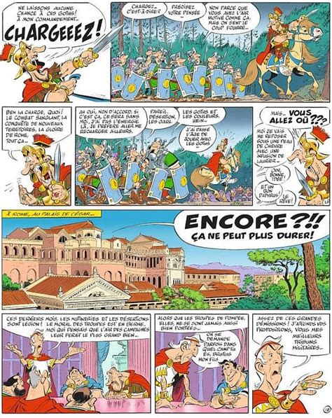 The First Two Pages of Asterix And The White Iris