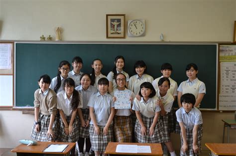 中学2年グローバルクラス 体験学習生が来ていました。｜新着情報｜札幌聖心女子学院 中学校・高等学校