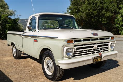 1966 Ford F 250 Custom Cab Camper Special For Sale On BaT Auctions