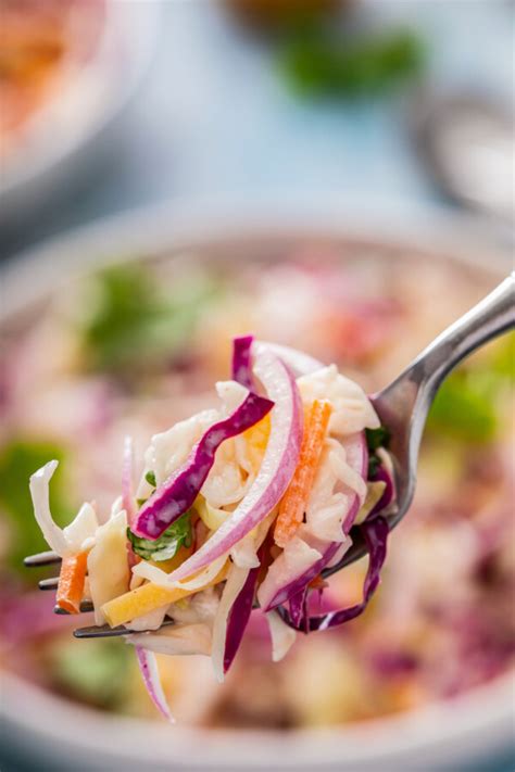 Fresh Mango Slaw Recipe The Novice Chef