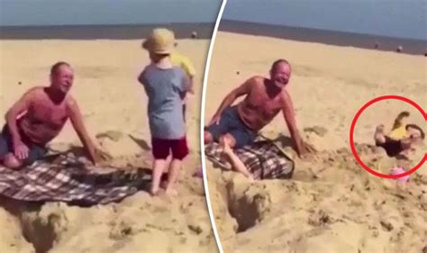 Viral Video Boy Falls Into Concealed Hole On A Beach In Classic Prank Travel News Travel