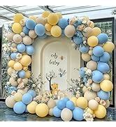 Amazon White Sand Gold Balloon Arch Double Stuffed Pastel Cream Matte Neutral Nude Beige