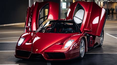 1 Of 1 Rosso Rubino Ferrari Enzo W Tubi Exhaust In London YouTube