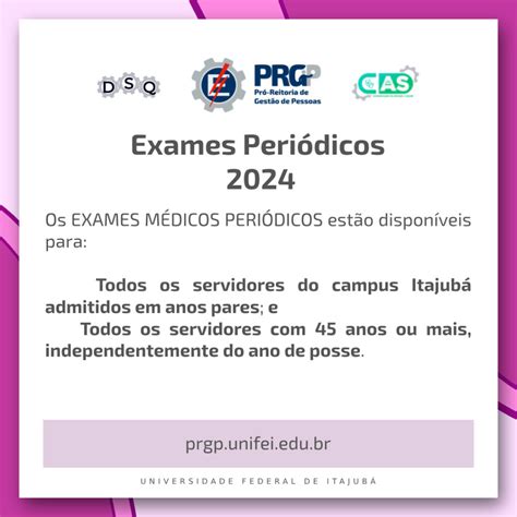 DSQ CAS Convocação Exames Periódicos 2022 PRGP