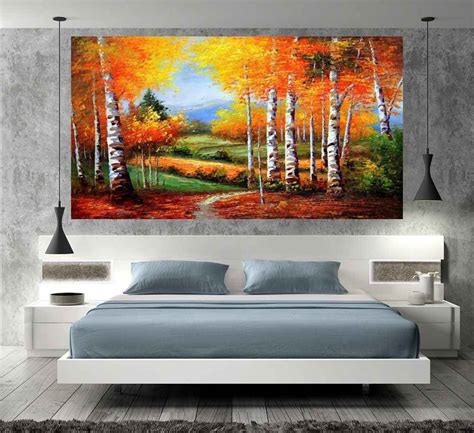 Quadro Pintura Paisagem Óleo Sobre Tela 3005 70cm A x 130cm L