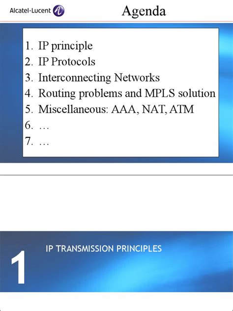 Ip Principle 2 Ip Protocols 3 Interconnecting Networks 4 Routing Problems And Mpls Solution 5