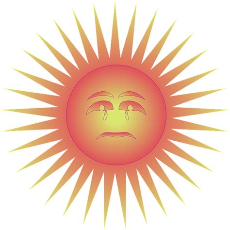 Download Sun, Sad, Face. Royalty-Free Vector Graphic - Pixabay